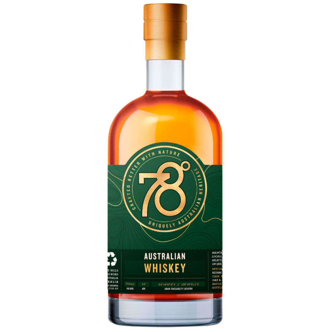 78 Degrees Australian Whiskey 700Ml