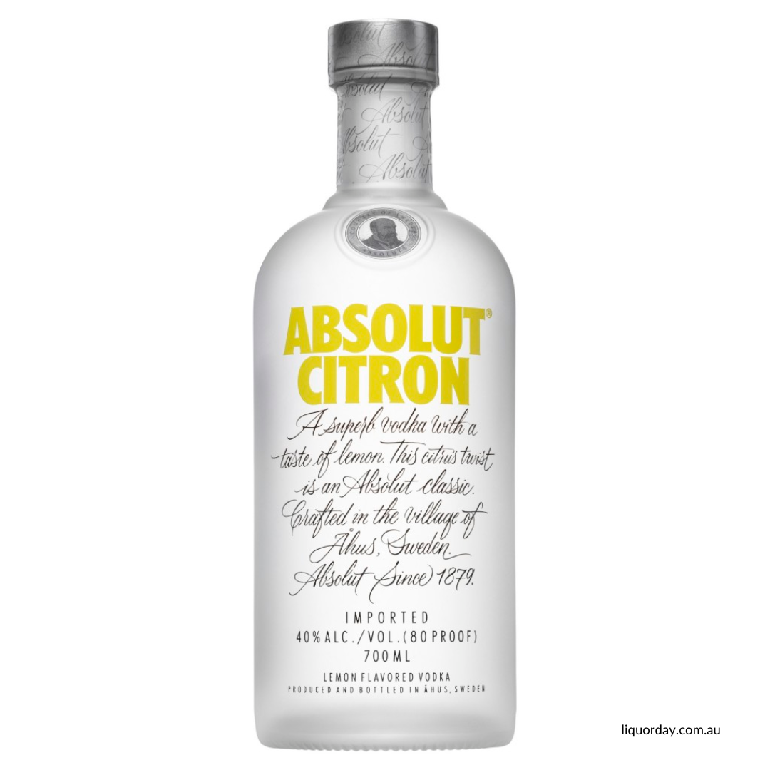 Absolut Citron Vodka 700Ml