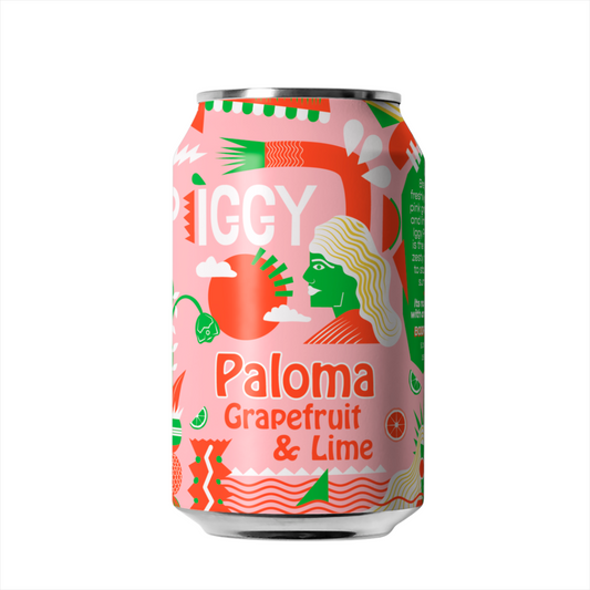 Bodriggy Iggy Grapefruit & Lime Paloma Seltzer 355ml (24 Pack)