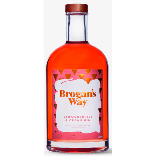 Brogans Way Strawberries & Cream Gin 700ml