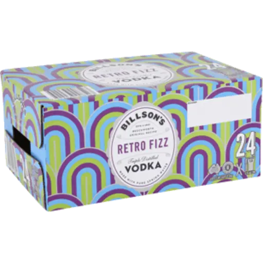 Billson'S Vodka & Retro Fizz 355Ml - Pack Of 24