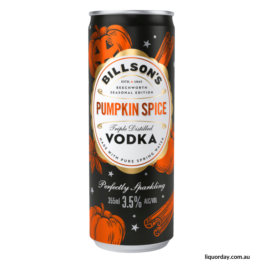 Billson'S Pumpkin Spice & Vodka Cans 355Ml - Pack Of 24