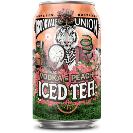 Brookvale Union Vodka Peach Ice Tea 330ml - Pack of 30