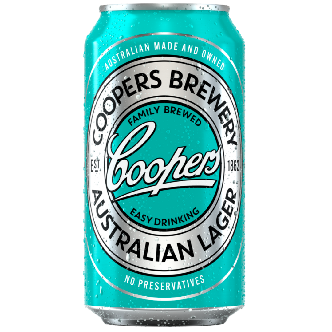 Coopers Australian Lager Cans 375mL - 24 Pack