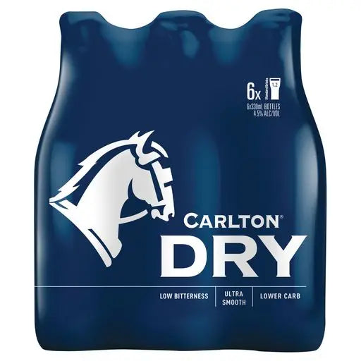 Carlton Dry Bottle 330mL 24 Pack