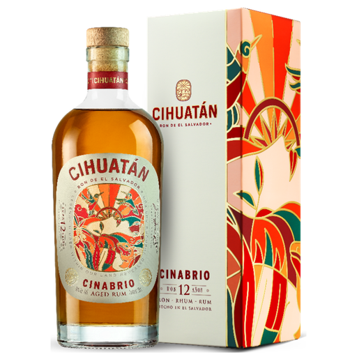 Cihuatan Cinabrio 12 Year Old Rum 700mL