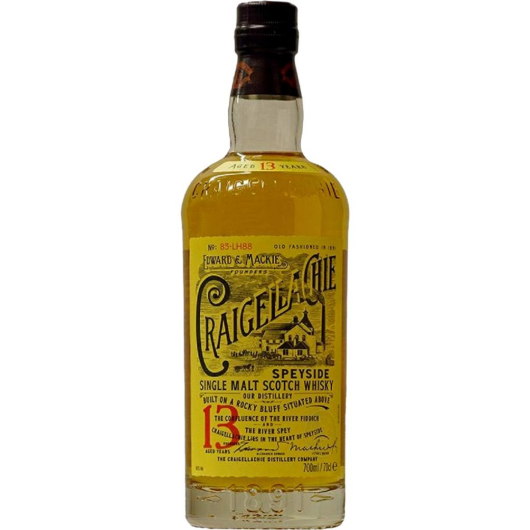 Craigellachie 13 YO Single Malt Scotch Whisky 700mL