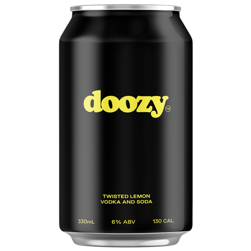 Doozy Twisted Lemon Vodka & Soda 330Ml - Pack Of 24