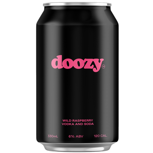 Doozy Wild Raspberry Vodka & Soda 330Ml - Pack Of 24