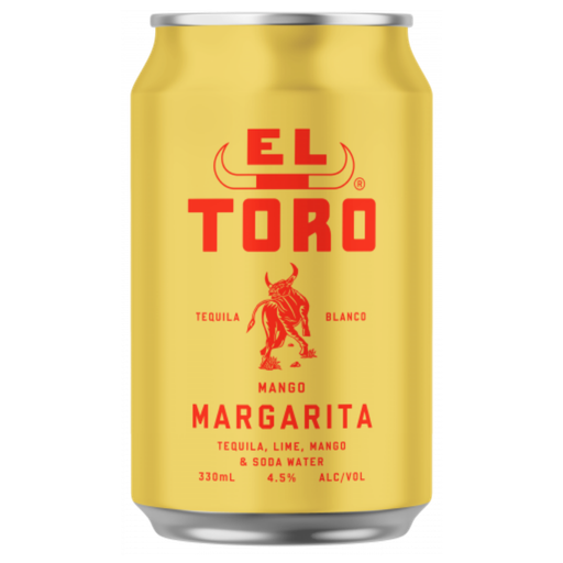 El Toro Ranch Mango Margarita 330Ml - Pack Of 24
