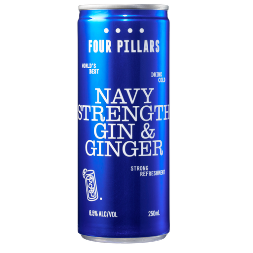 Four Pillars Navy Strength Gin & Ginger 250Ml