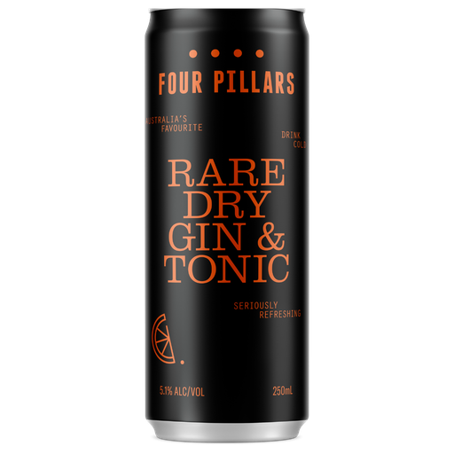 Four Pillars Rare Dry Gin & Tonic 250ml - Pack of 24
