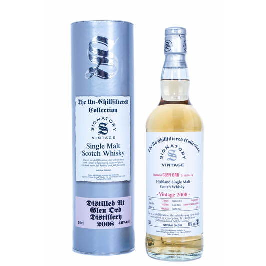 Glen Ord 2008 Aged 13 Years Single Malt Scotch Whisky - Un-Chillfiltered Collection Signatory Vintage (700ml)