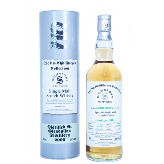Glendullan 2009 Aged 12 Years Single Malt Scotch Whisky - The Un-Chillfiltered Collection by Signatory Vintage (700ml)