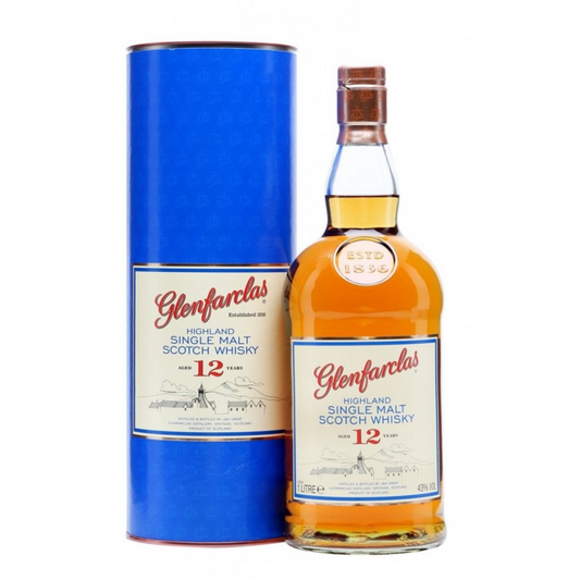 Glenfarclas 12 Year Old Single Malt Scotch Whisky 1L