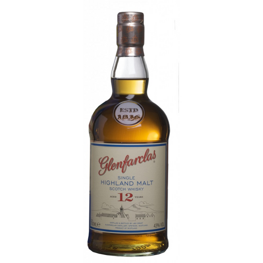 Glenfarclas 12 Year Old Single Malt Scotch Whisky 700mL