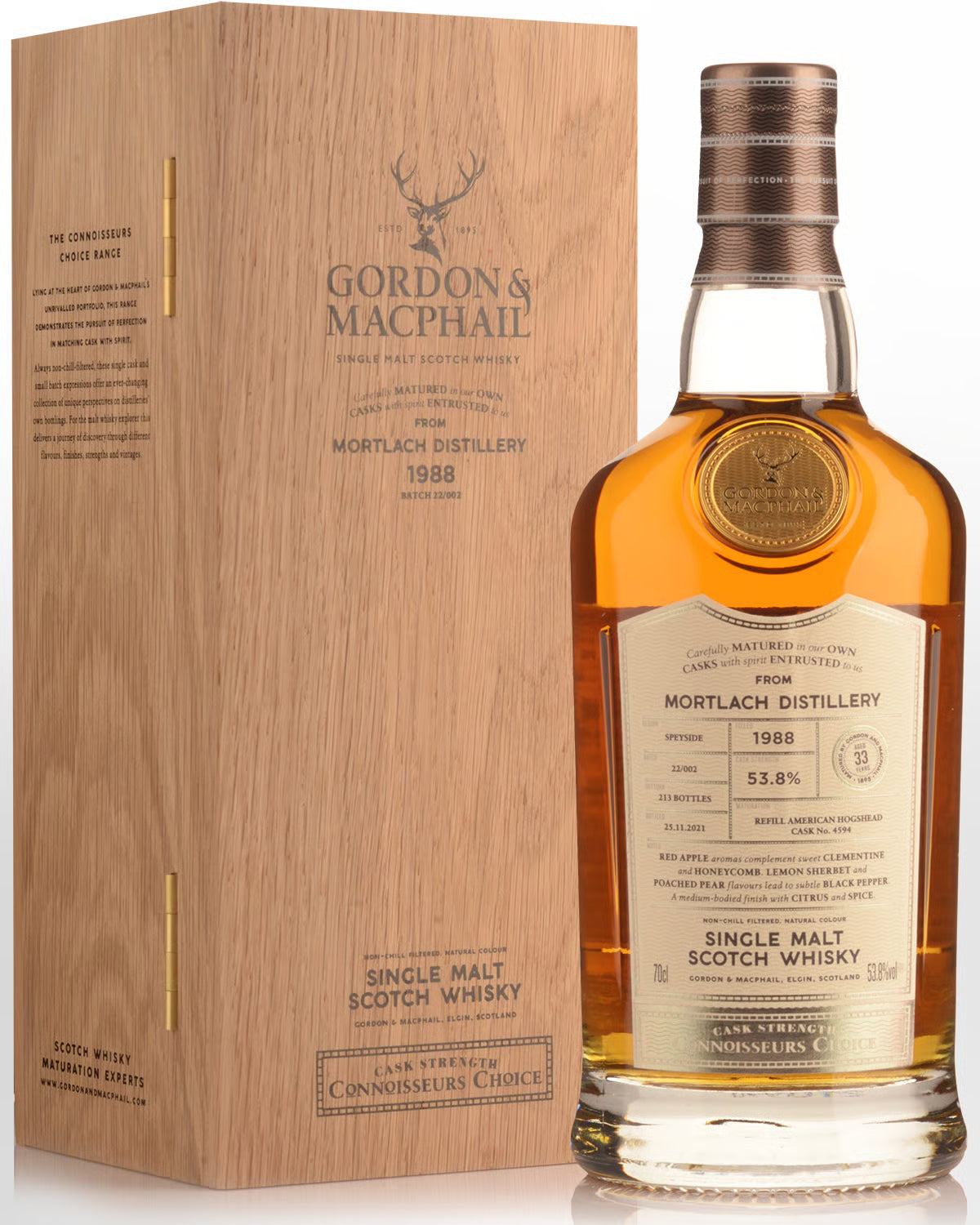 Gordon & Macphail Mortlach 1988 33 Years Old Single Malt Scotch Whisky700Ml