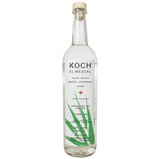Koch El Mezcal Artesanal Maguey EspadÃÂÂÂn 47.08% 750ML