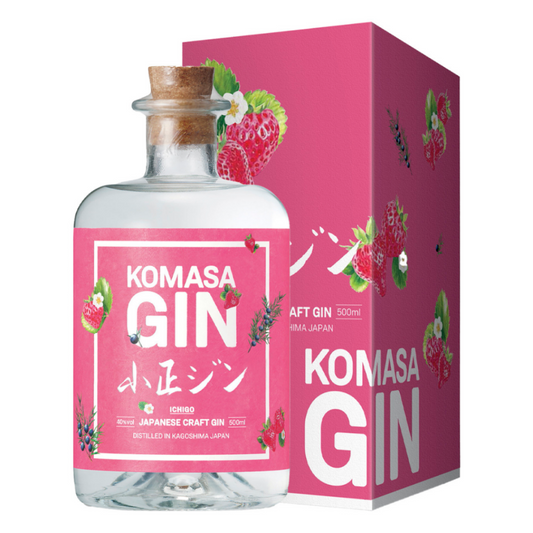 Komasa Gin Ichigo Strawberry Japanese Gin 500mL (Best Price)