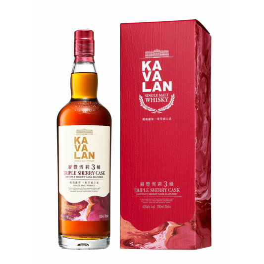 Kavalan Triple Sherry Matured Taiwanese Single Malt Whisky (700ml)