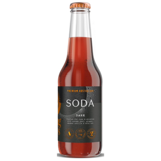 Long Rays Dark Soda 275ml 24 Pack