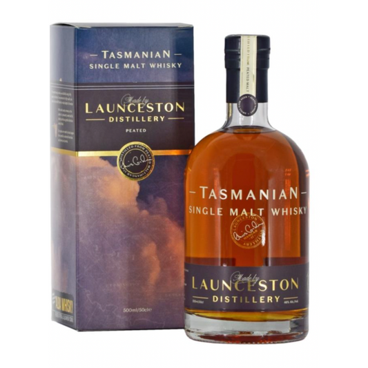 Launceston Distillery Tasmanian Single Malt Whisky Peated Single Malt, 46% 700ml