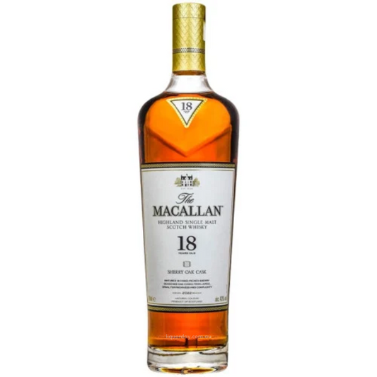 Macallan 18 Year Old 2022 Sherry Oak Single Malt Scotch Whisky 750Ml