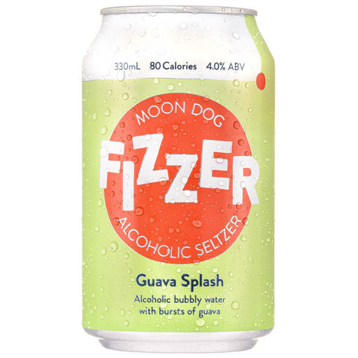 Moon Dog Fizzer Guava Splash Seltzer 330Ml - Pack Of 24