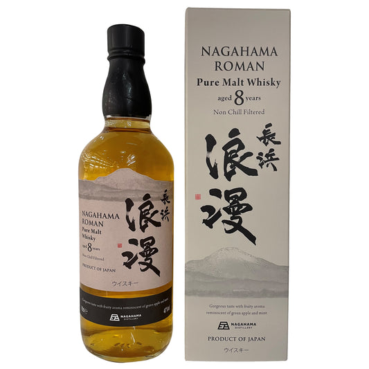 Nagahama Roman Pure Malt 8Yo Whisky 700Ml