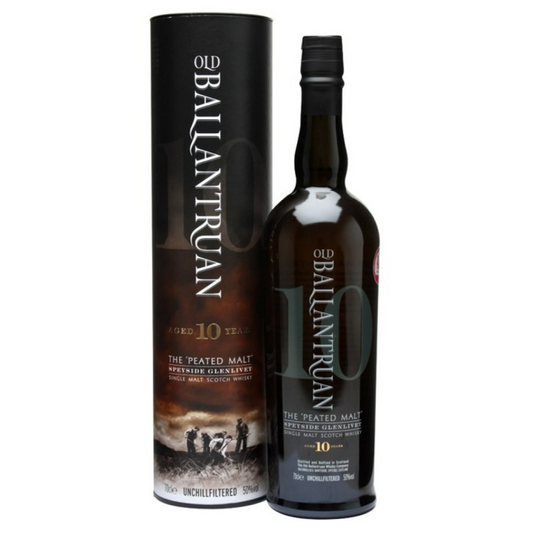 Old Ballantruan Aged 10 Years Speyside Glenlivet Single Malt Scotch Whisky 700ml