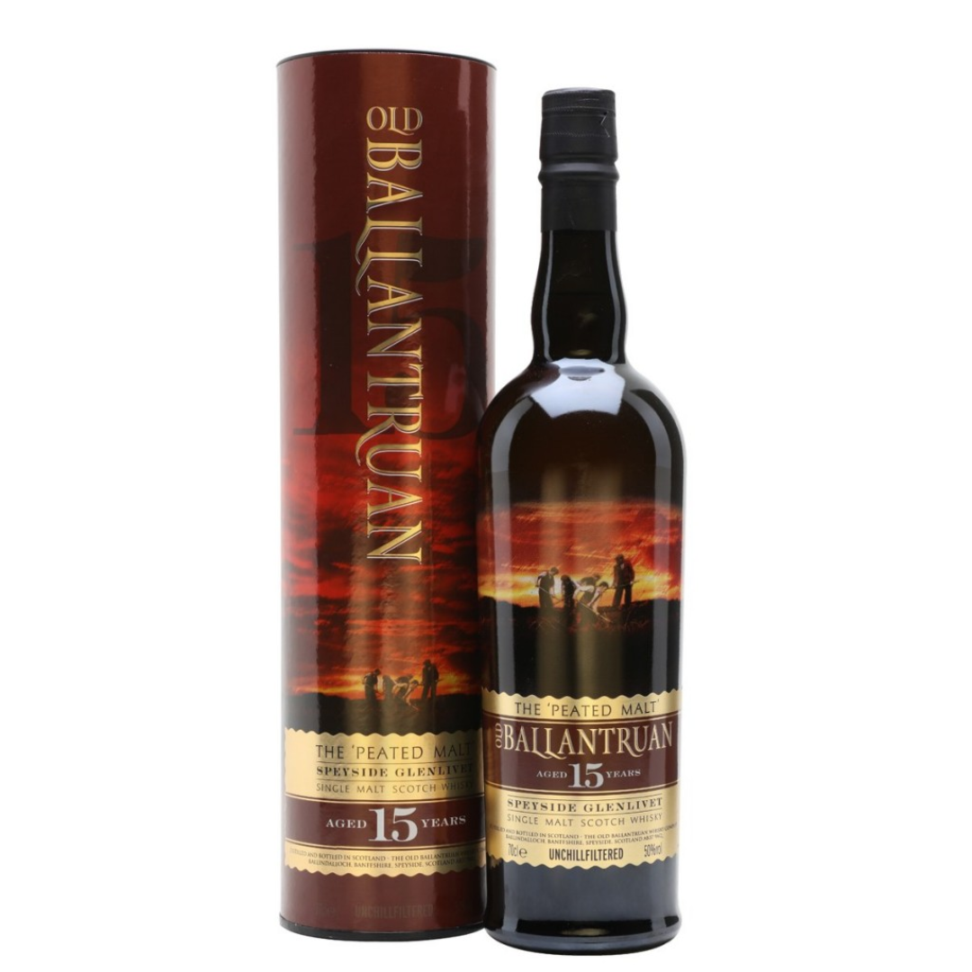 Old Ballantruan The Peated Malt 15 Year Old Single Malt Scotch Whisky 700ml