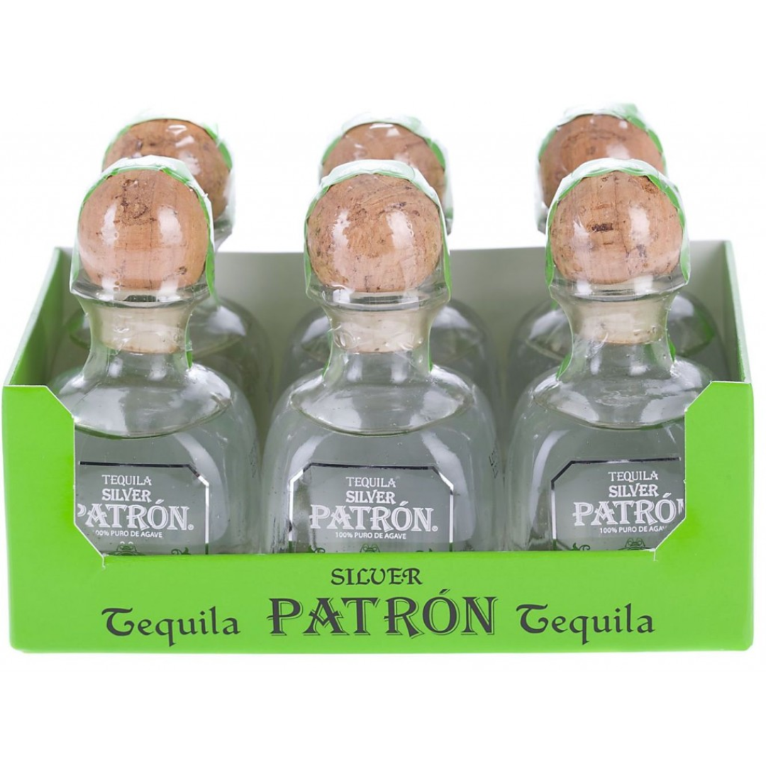 Patron Silver Agave Minis 50ml (6 Pack)