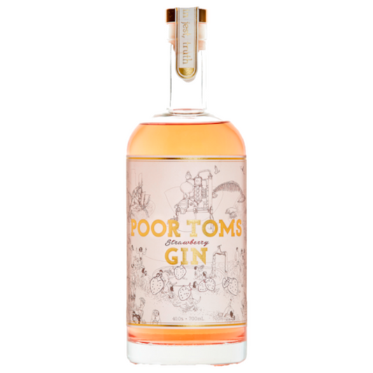 Poor Toms Strawberry Gin 700ml (Best Price)