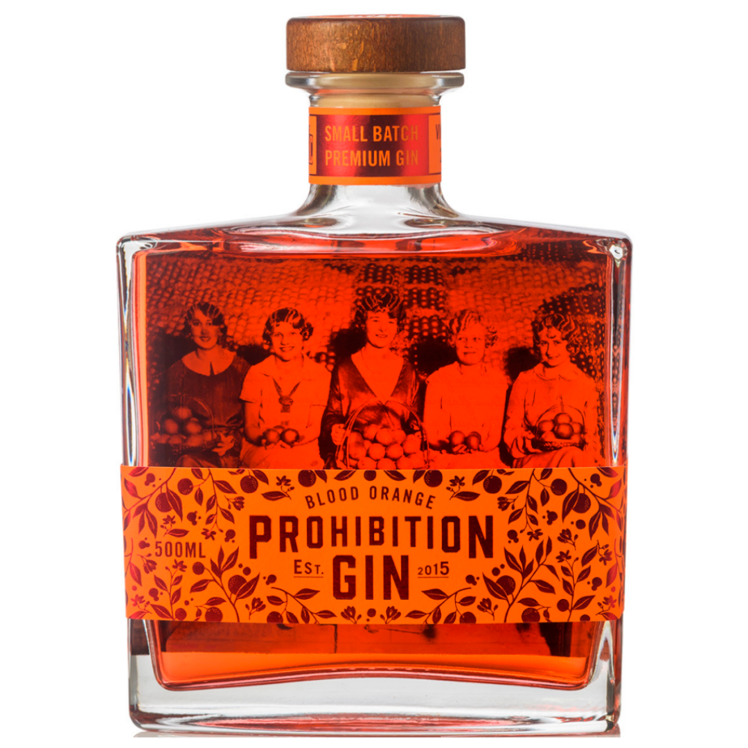 Prohibition Limited Release Blood Orange Gin 500Ml