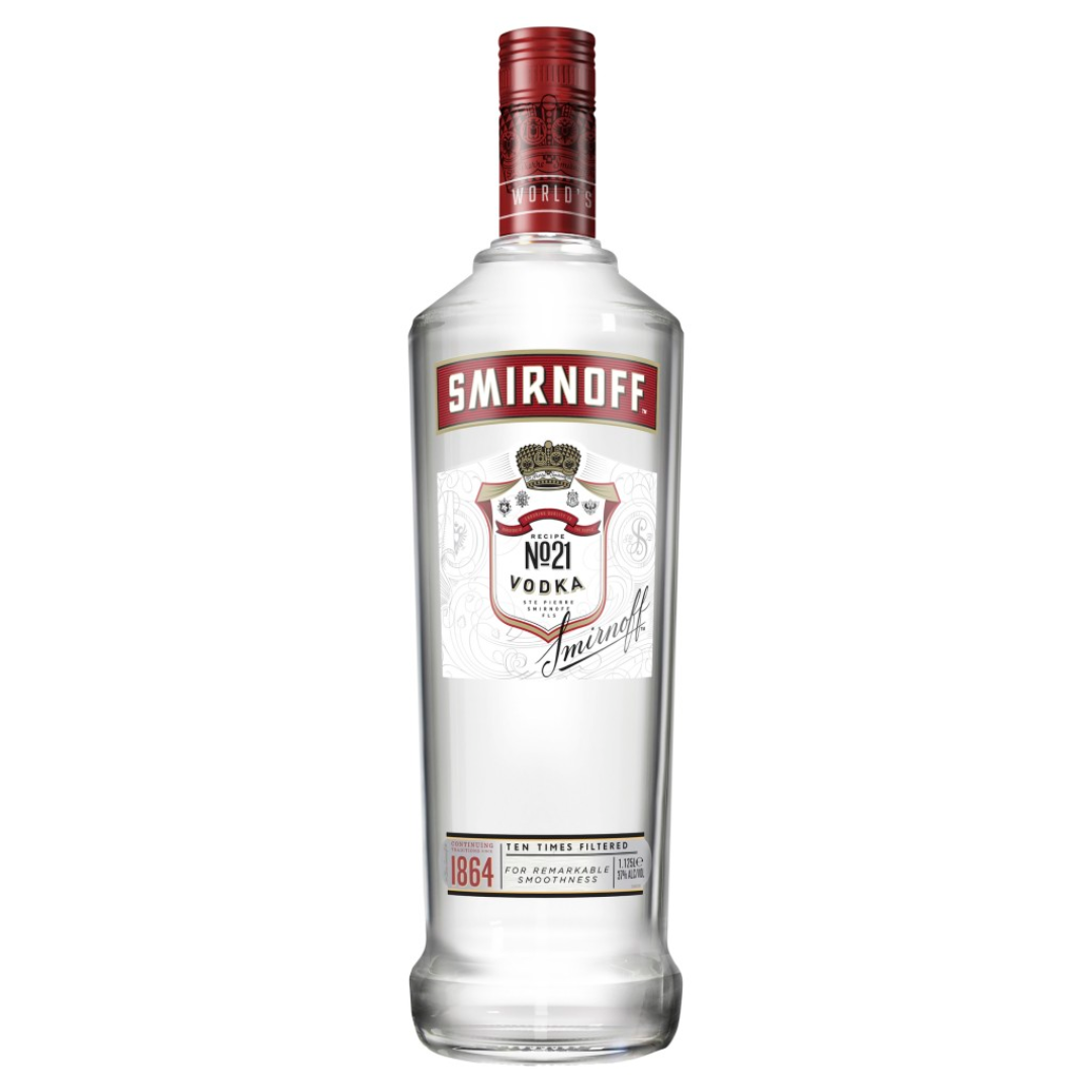 Smirnoff Red Vodka 1.125Lt