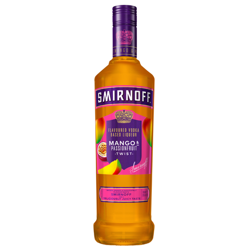 Smirnoff Mango Passionfruit Twist Vodka 700Ml