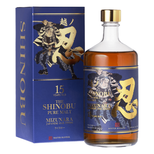 The Shinobu 15 Year Old Mizunara Oak Finish Japanese Whisky 700Ml