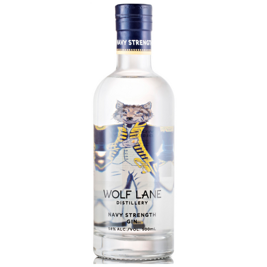 Wolf Lane Australian Distillery Navy Strength Gin 500mL