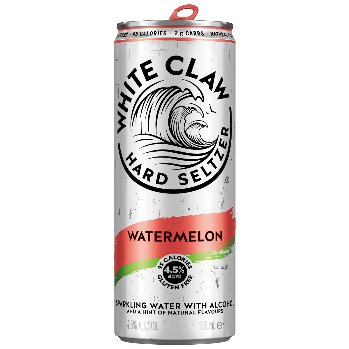 White Claw Hard Seltzer Watermelon Can 330Ml -Pack Of 24