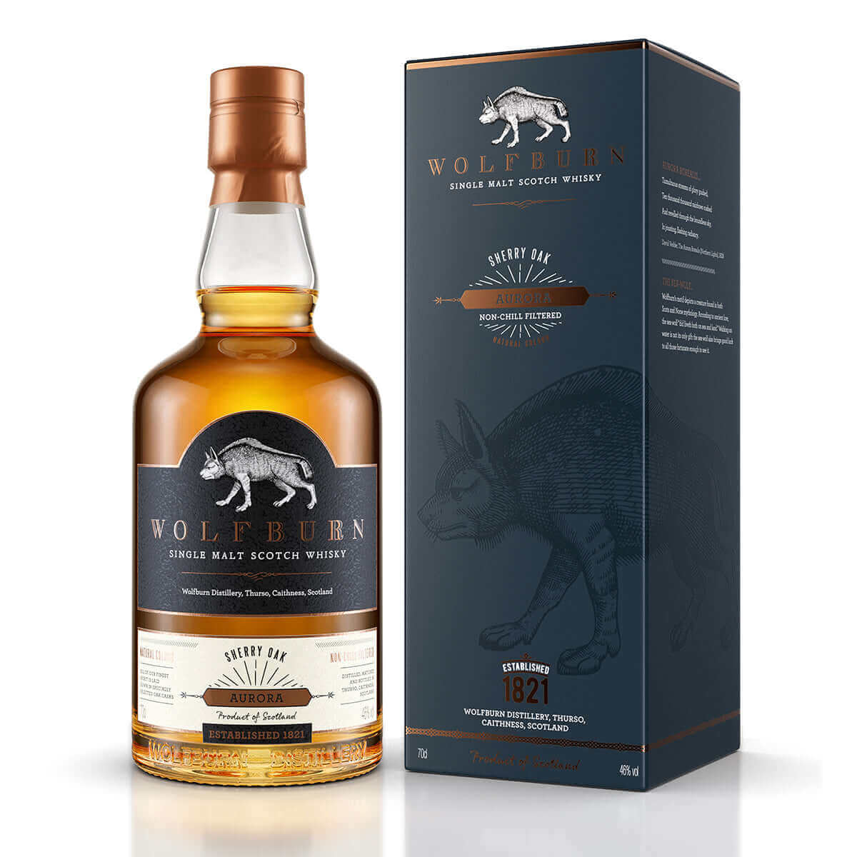 Wolfburn Aurora Scotch Whisky 700mL