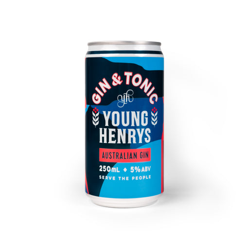 Young Henrys Gin and Tonic 250ml - Pack of 24