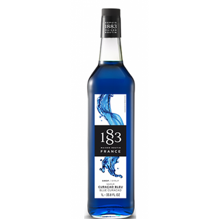 1883 Blue Curacao Syrup 1Lt