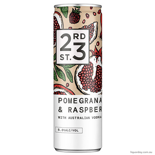 23Rd Street Pomegranate & Raspberry Vodka Can 300Ml - Pack Of 24