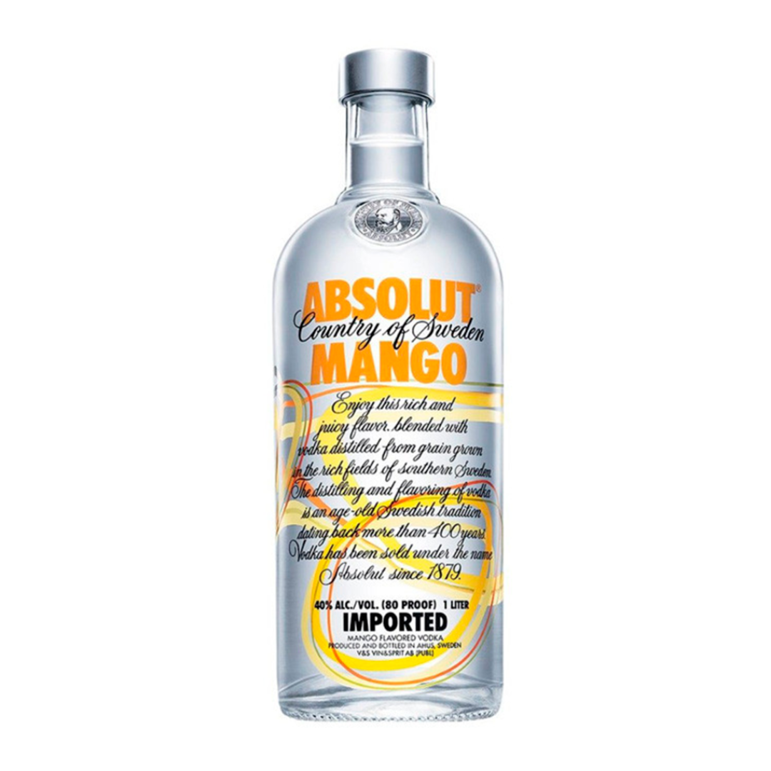 Absolut Mango Flavoured Swedish Vodka 1L