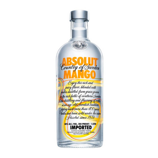 Absolut Mango Flavoured Swedish Vodka 1L