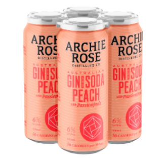 Archie Rose Straight Dry Gin & Peach Soda With Passionfruit 330ml