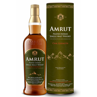 Amrut Indian Single Malt Whisky Peated Cask Strength 62.8% 700ml