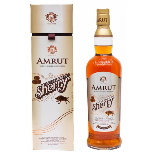 Amrut Single Malt Indian Whisky Intermediate Sherry 57.1% 700ml