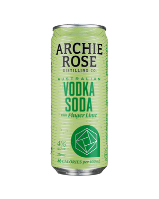 Archie Rose Australian Vodka Soda With Finger Lime 330ml - 24 pack