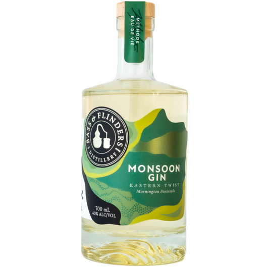 Bass And Flinders Monsoon Gin - Eastern Twist 700mL